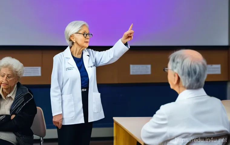 노인 복지 교육 - **"A vibrant and modern community center classroom where a diverse group of smiling elderly people, ... 노인 복지 교육 - **"A vibrant and modern community center classroom where a diverse group of smiling elderly people, ...